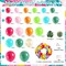 136pcs Tropical Balloon Arch Kit – Hawaiian Luau Party Decorations with Hot Pink, Green, Teal, Orange & Gold Confetti Balloons – Palm Leaves & Flower Lei Garland for Summer, Birthday & Beach Party